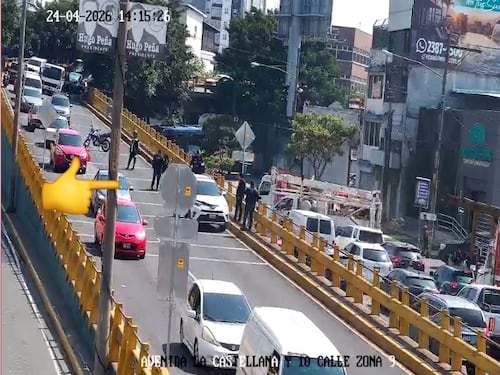 Tráfico en La Castellana por intento de asalto contra conductor