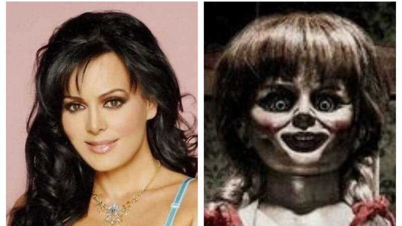 Terrible maquillaje y rostro de Maribel Guardia provoca que la comparen con Annabelle