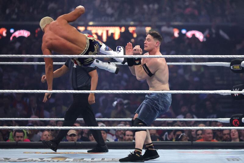 ¡INCREÍBLE! JOHN CENA HACE HISTORIA EN WRESTLEMANIA