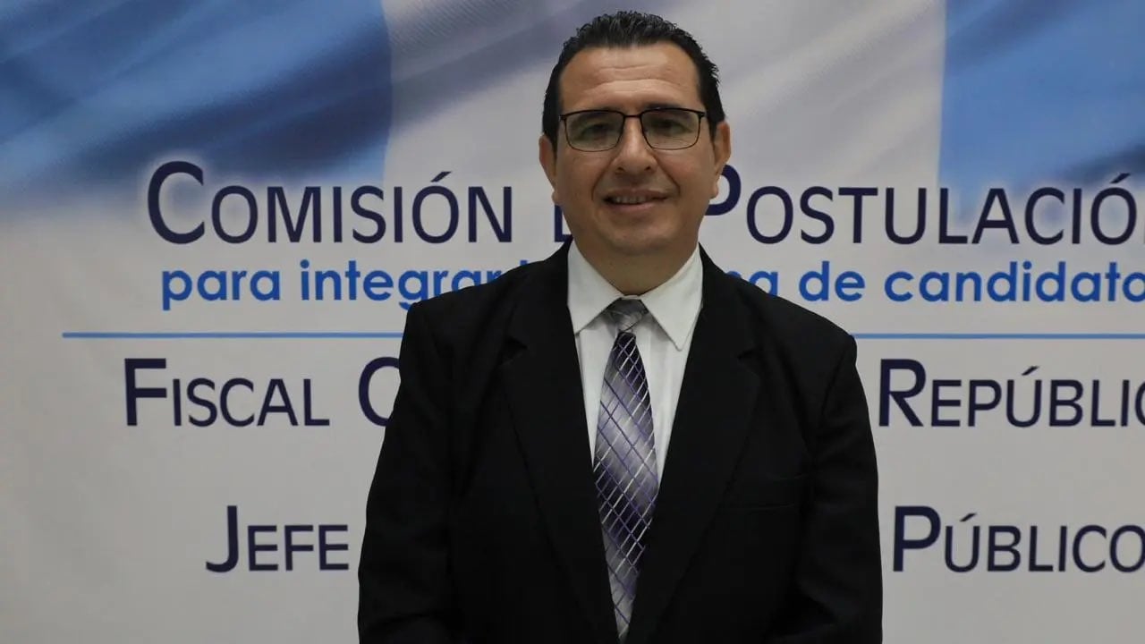 Gabriel García Luna, designado por Arévalo como fiscal general del MP. Foto: RRSS