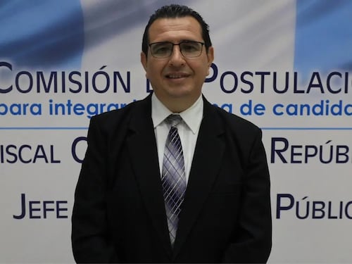 Él es Gabriel García Luna, el nuevo Fiscal General del MP designado por Arévalo