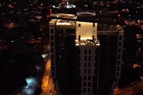 VIDEO. Así luce de cerca el edificio más alto de Guatemala
