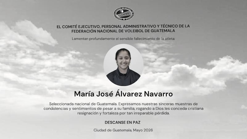 Luto en el deporte guatemalteco por fallecimiento de seleccionada nacional de voleibol