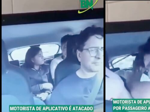 VIDEO: Pasajero ataca con machete a chofer de taxi de app por tener cámara de seguridad