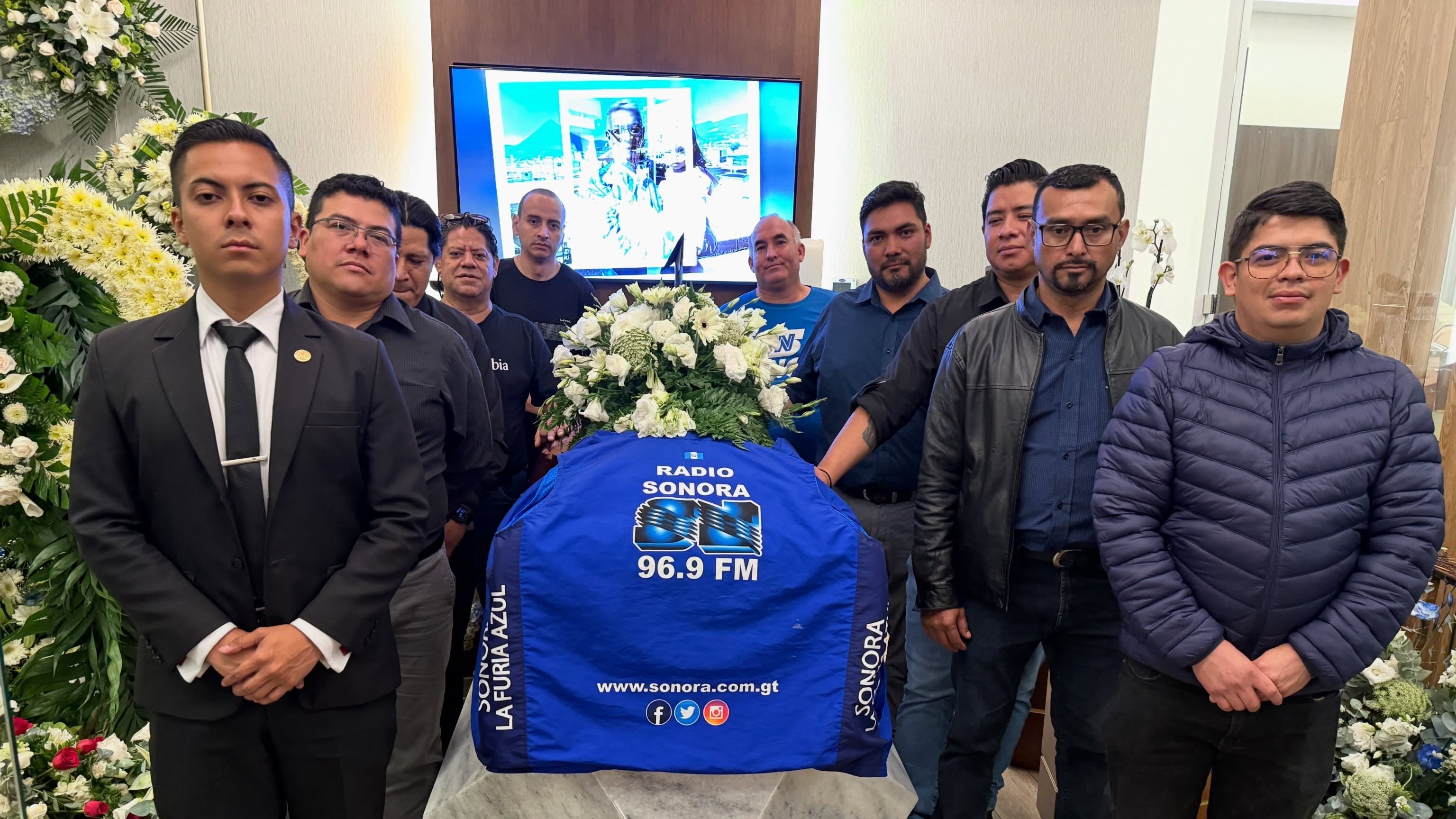 Las honras fúnebres se realizan en una funeraria de la zona 9 capitalina. Foto: Radio Sonora