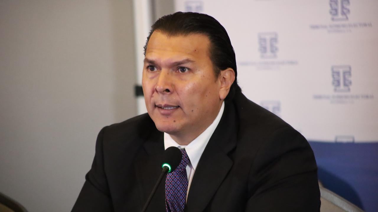 Gabriel Aguilera, presidente del Tribunal Supremo Electoral.