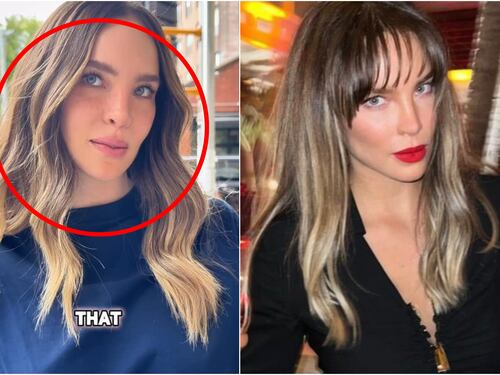 Gesto de Belinda en video lleva a algunos a afirmar que “oculta algo en su cara”