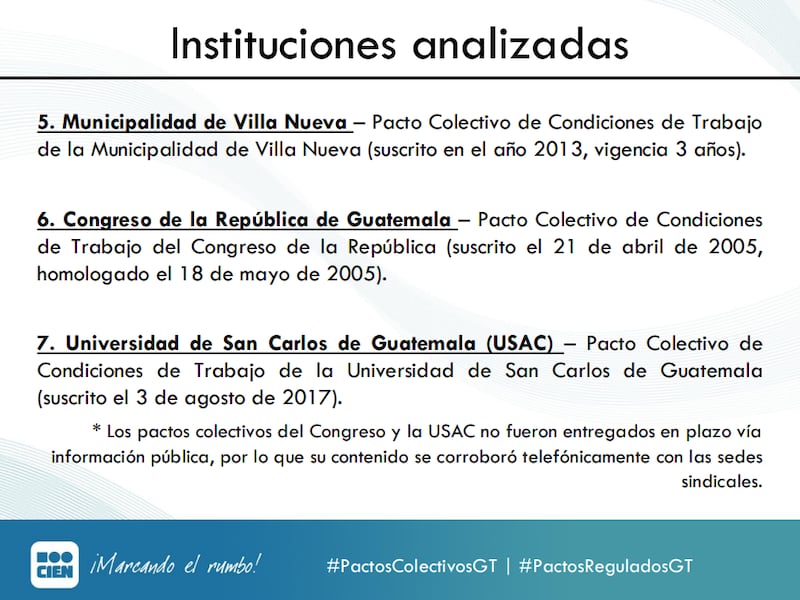 “Pactos Colectivos ¿Hasta dónde llegan los privilegios?”.