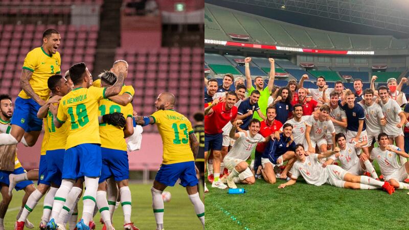Brasil y España se medirán en la final del futbol masculino en los Juegos Olímpicos