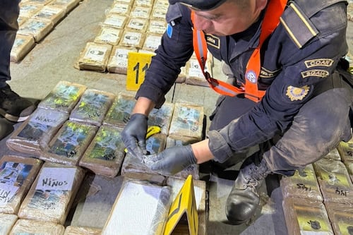 Incautan 1.7 toneladas de cocaína en Escuintla y erradican cultivos ilícitos en Petén