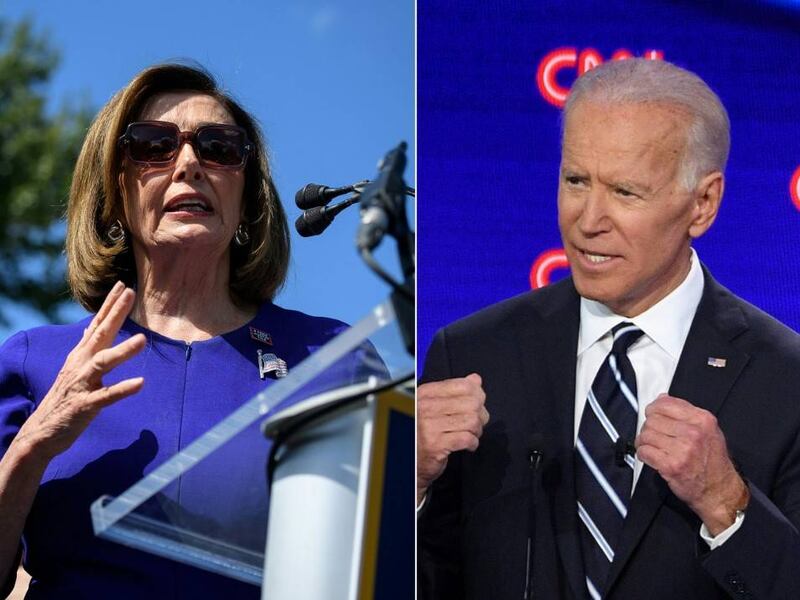 Pelosi anuncia su apoyo a Biden de cara a las elecciones de EE. UU.