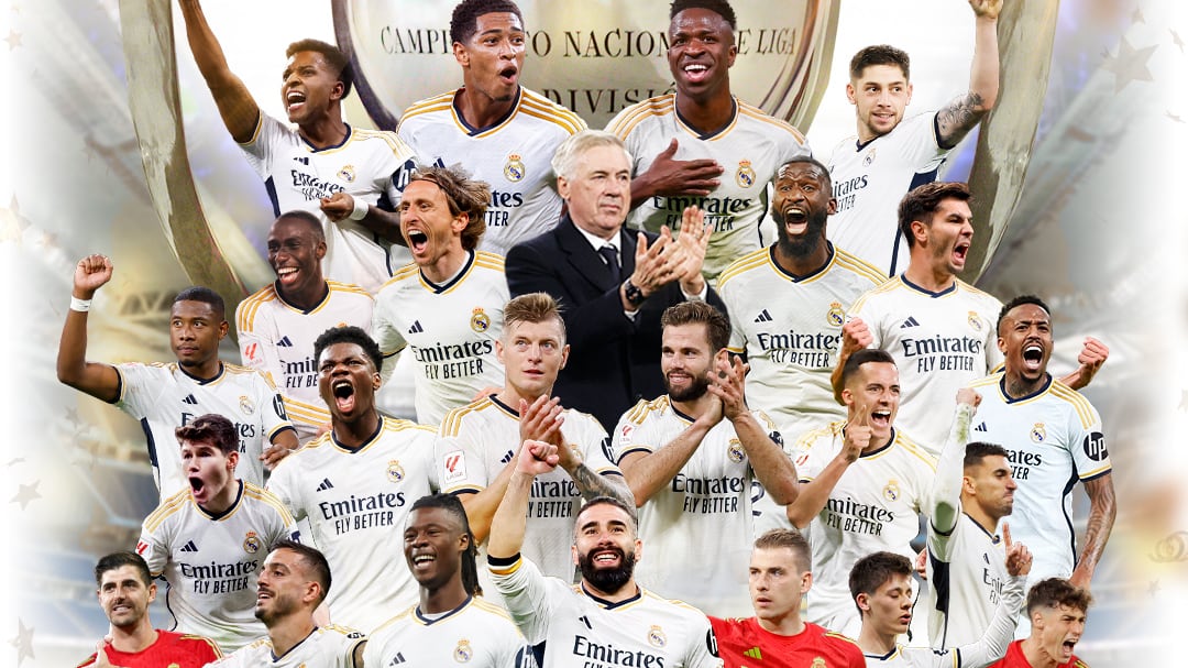 Real Madrid es campeón de La Liga 2024