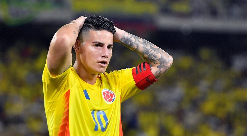 James Rodríguez justificó la derrota de Colombia ante Ecuador: “Por una huevonada”