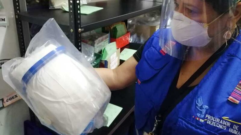 Defensoría de Salud de PDH realizó supervisión en Hospital San Vicente