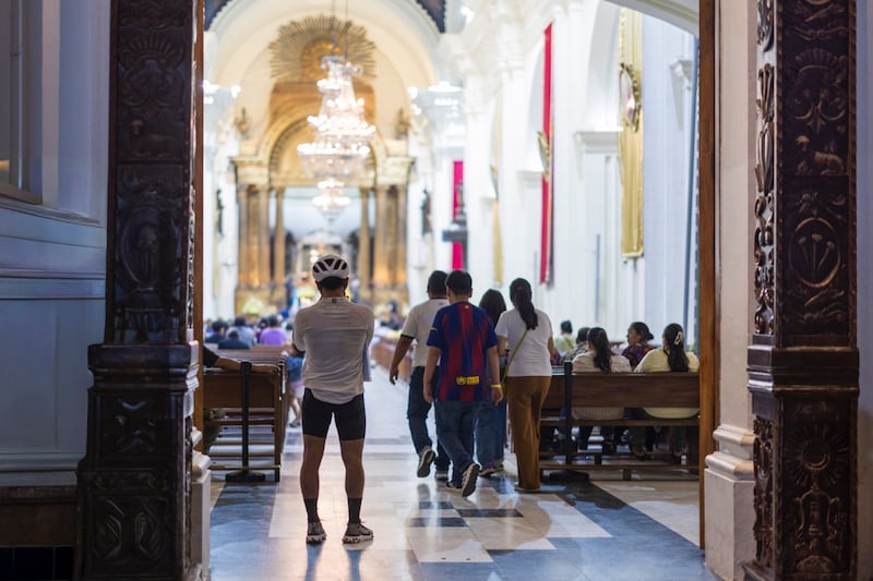 Devoción, esfuerzo físico y tradición se unen en la peregrinación ciclística. Foto: Cortesía