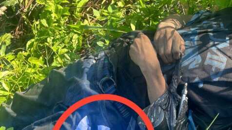 Dejan mensaje junto a hombre asesinado en Palencia.