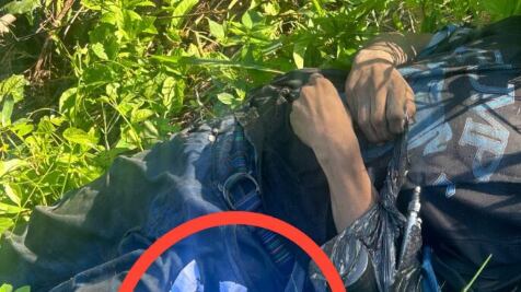 Dejan mensaje junto a hombre asesinado en Palencia.