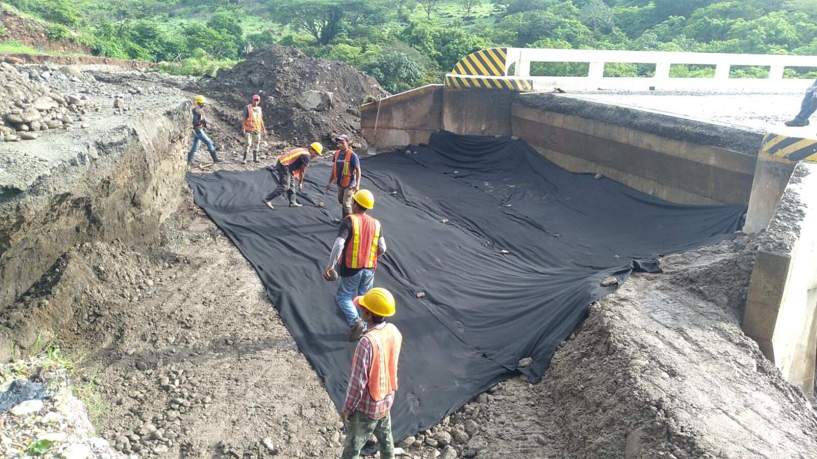 La Conred también registra los daños a puentes. Foto MICIVI