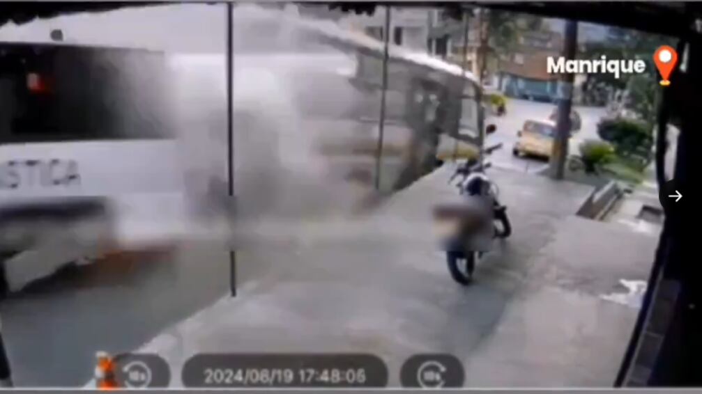 Accidente de bus en Medellín