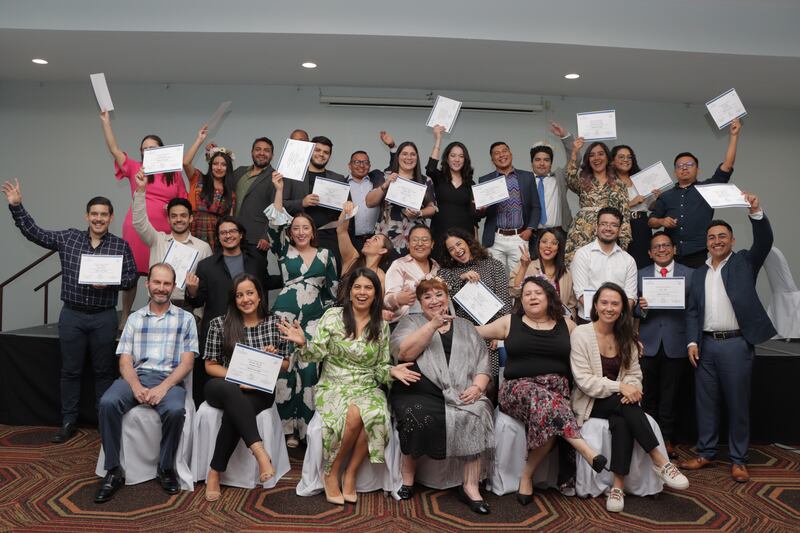 Emprendedores capacitados gracias al programa Crece de Fundación CITI y TechnoServe.
