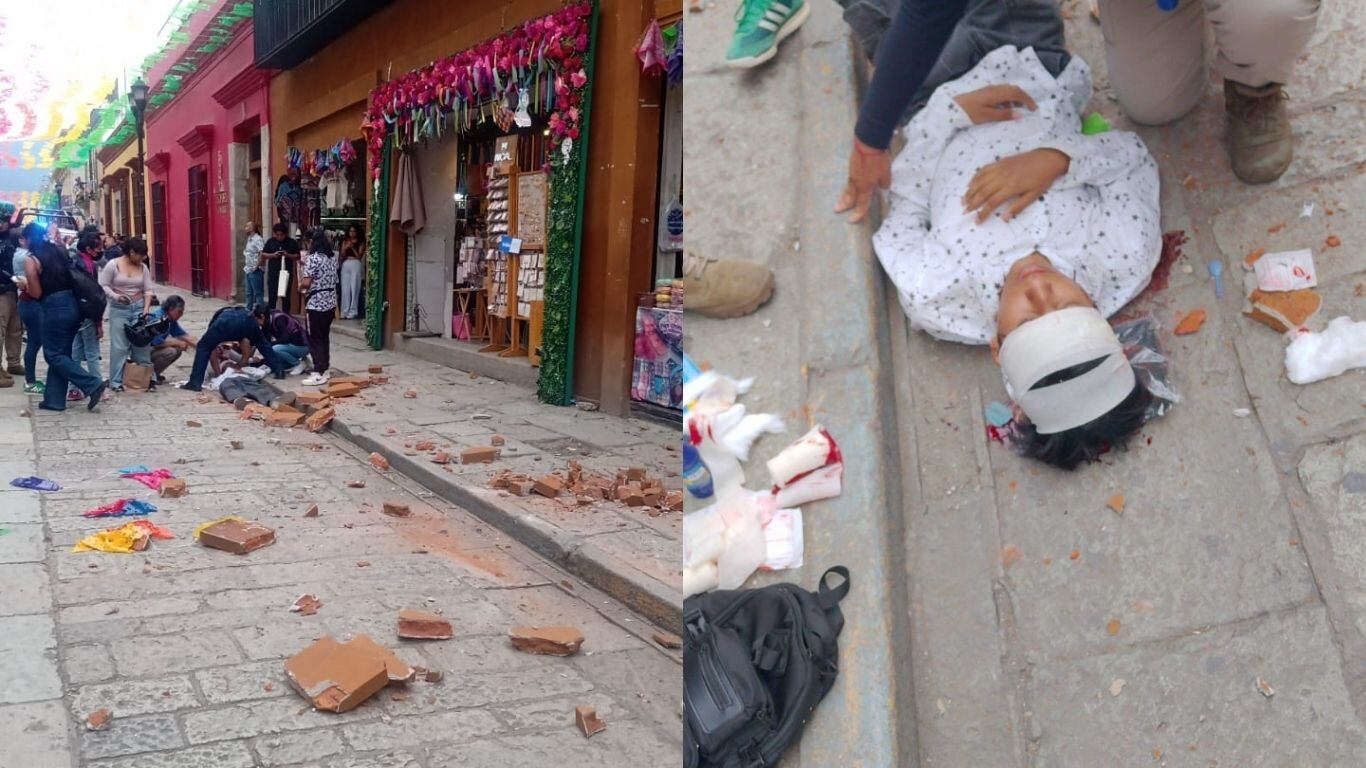 Herido tras sismo en Oaxaca