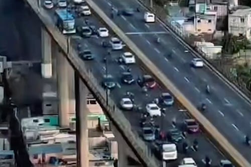 Tráfico lento en Periférico esta mañana de viernes