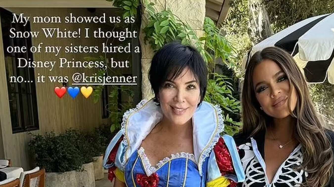 Kris Jenner estuvo presente con sus nietos
