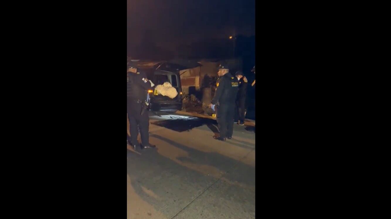 En Ciudad Quetzal ubicaron el vehículo. Foto PNC