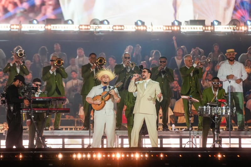 Bad Bunny en concierto en Colombia