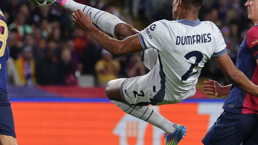 El defensor del cuadro italiano anotó en el duelo de ida de las semifinales de Champions.