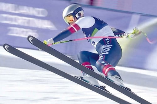 Dramática caída de Lindsey Vonn en su última carrera olímpica