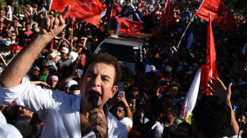 Opositor Nasralla desconoce resultado electoral en Honduras