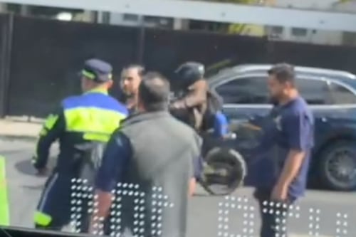 Hombres arremeten contra agente de la PMT en la zona 10