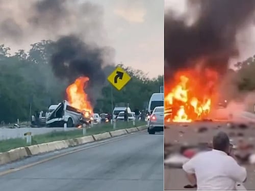 Accidente en la carretera Mérida-Campeche deja 15 muertos y varios heridos