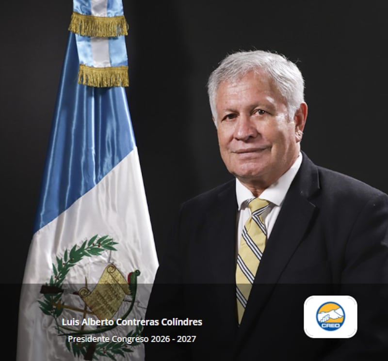 Luis Alberto Contreras Colindres, presidente del Congreso.