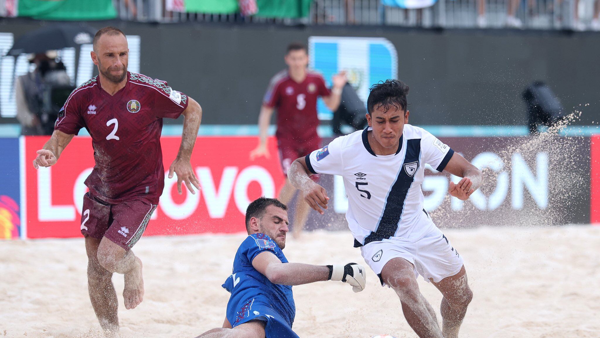 Guatemala cayó 12-3 ante Bielorrusia.