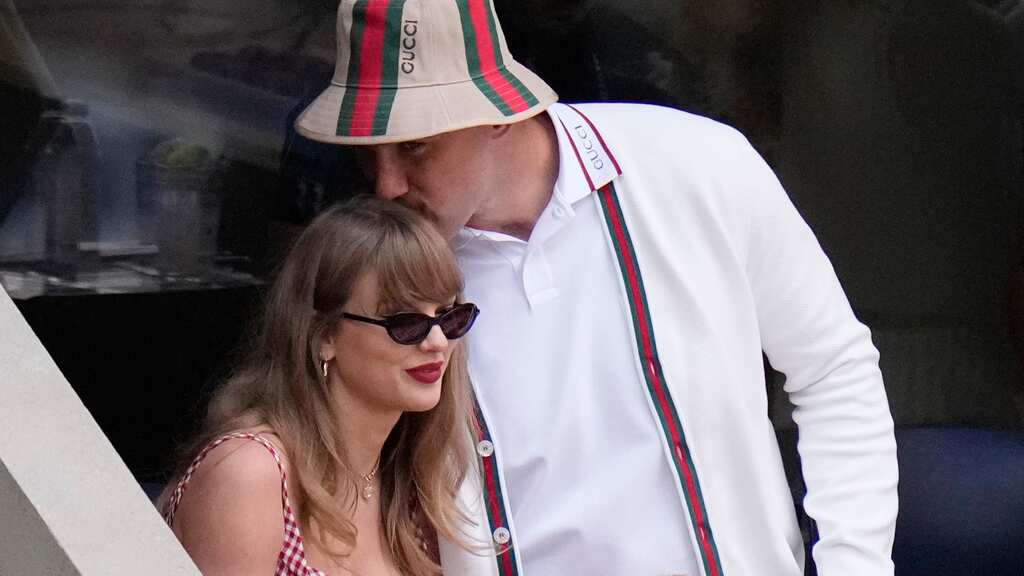 Taylor Swift y Travis Kelce en el US Open