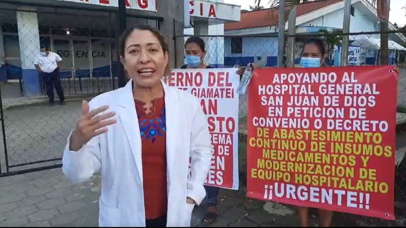 VIDEO. Médica alza la voz ante el desabastecimiento en hospitales
