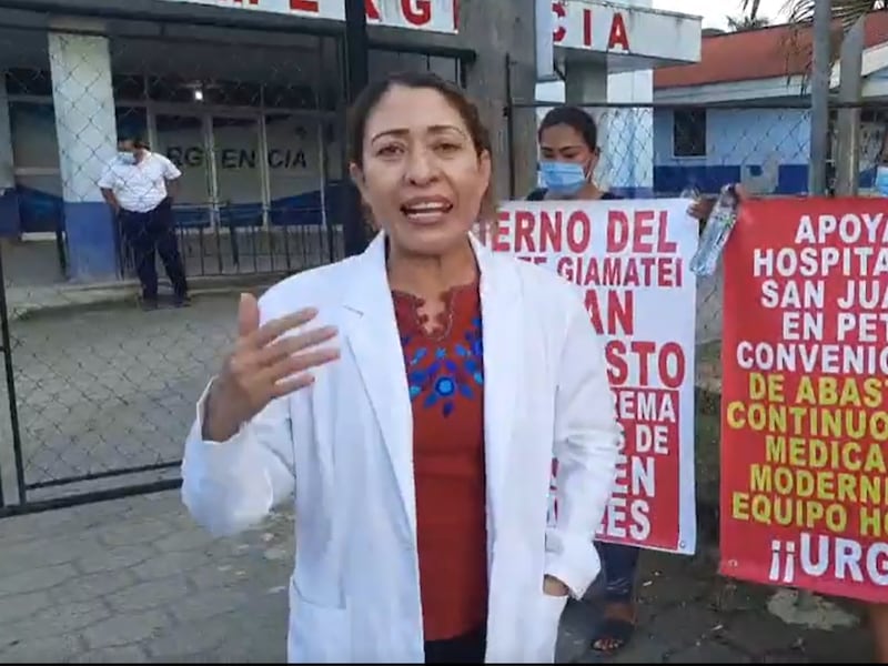 VIDEO. Médica alza la voz ante el desabastecimiento en hospitales