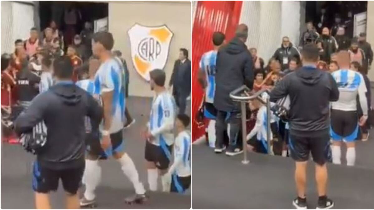 Messi fue a buscar pelea a jugador de Venezuela en el túnel: inédito momento en la eliminatoria