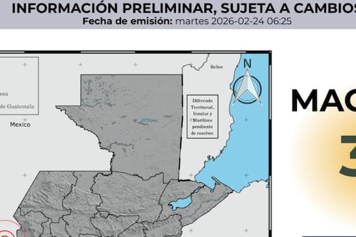 En pleno simulacro se reporta un sismo sensible en Guatemala
