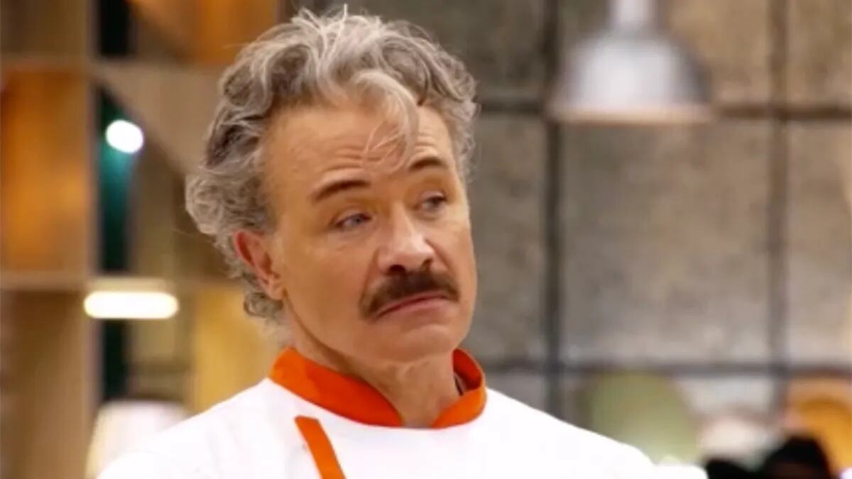 El actor explotó en el reality show Top Chef VIP