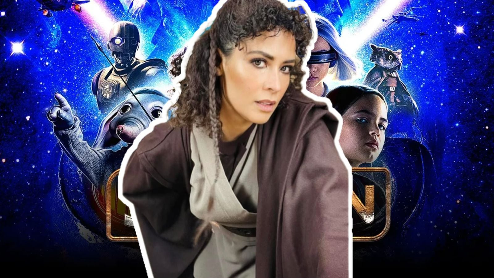 la actriz iba a salir.