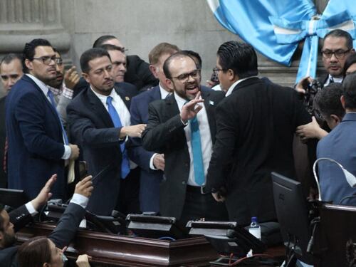 VIDEO. Diputados protagonizan bochornoso enfrentamiento durante sesión plenaria