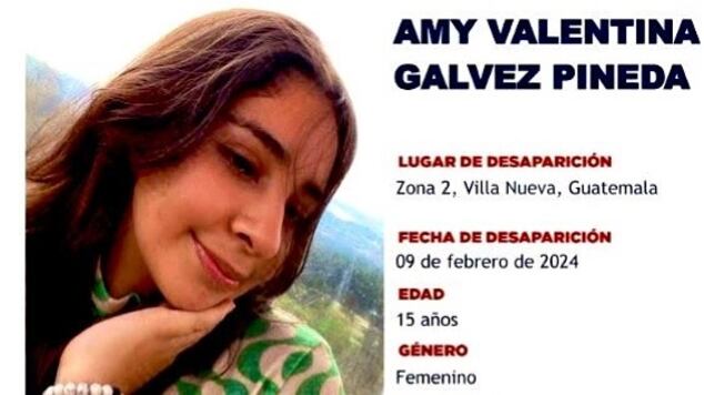 La joven que desapareció el 9 de febrero del 2024 tiene una Alerta-Alba Keneth.