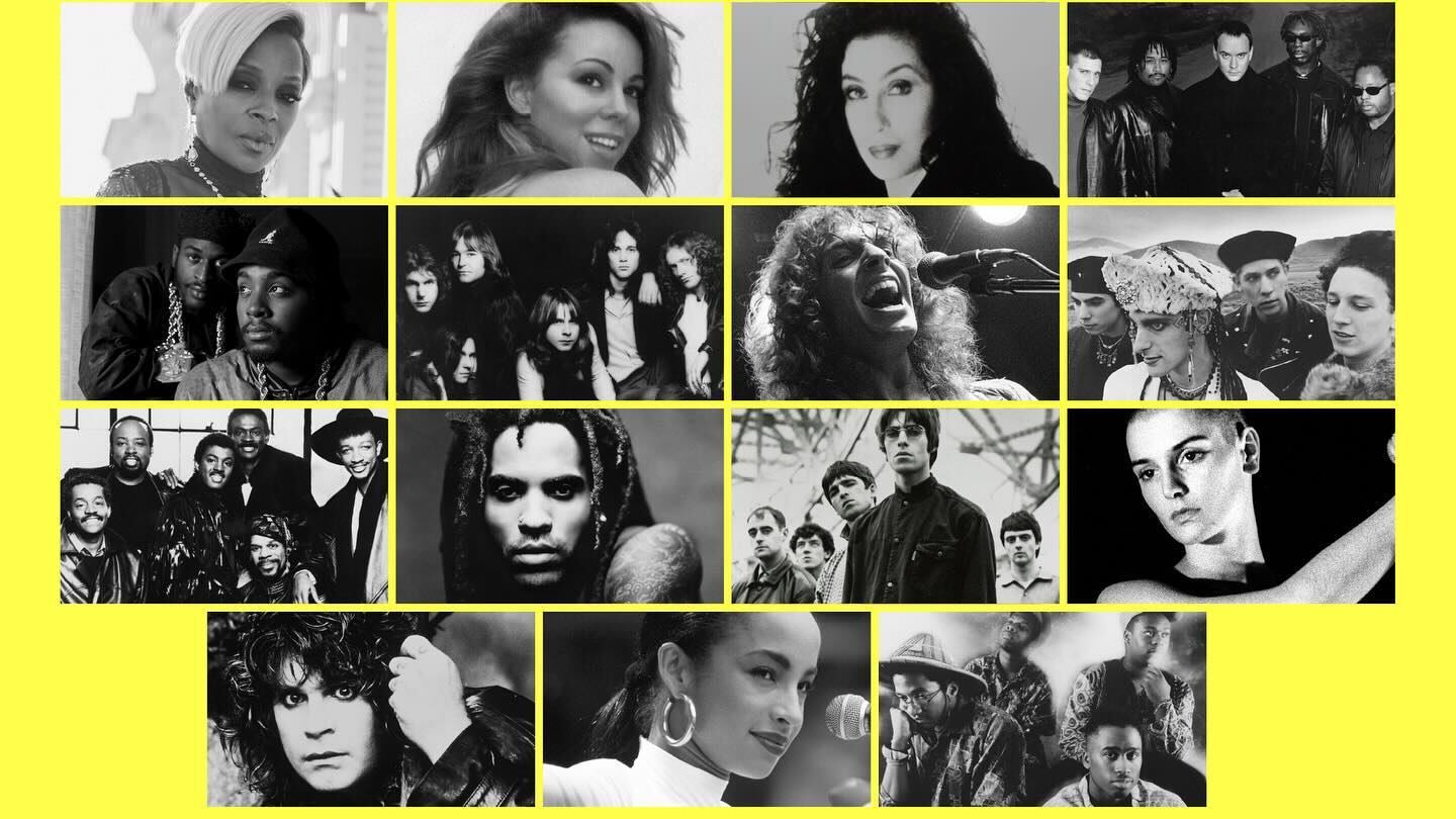 Los nominados para el Salón de la Fama del Rock and Roll 2024.