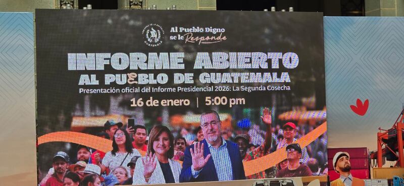 El presidente Bernardo Arévalo prepara su segundo informe de gobierno.