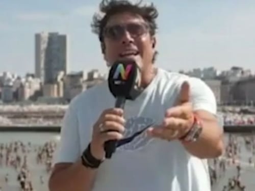 VIDEO. Así fue como un presentador grabó en vivo un meteotsunami que dejó decenas de heridos