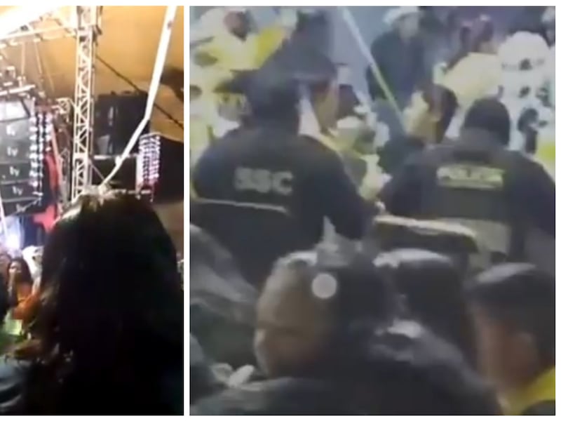 VIDEO. Policías se quedan en fiesta que se suponía debían cancelar