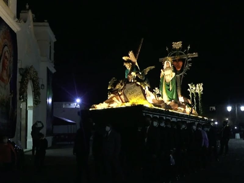 VIDEO | Jesús de la Caída es procesionado en el quinto domingo de Cuaresma